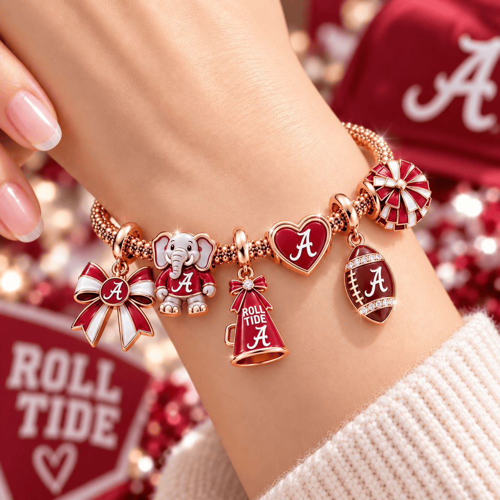 ACT Rose Gold Charm Bracelet Set TTTT