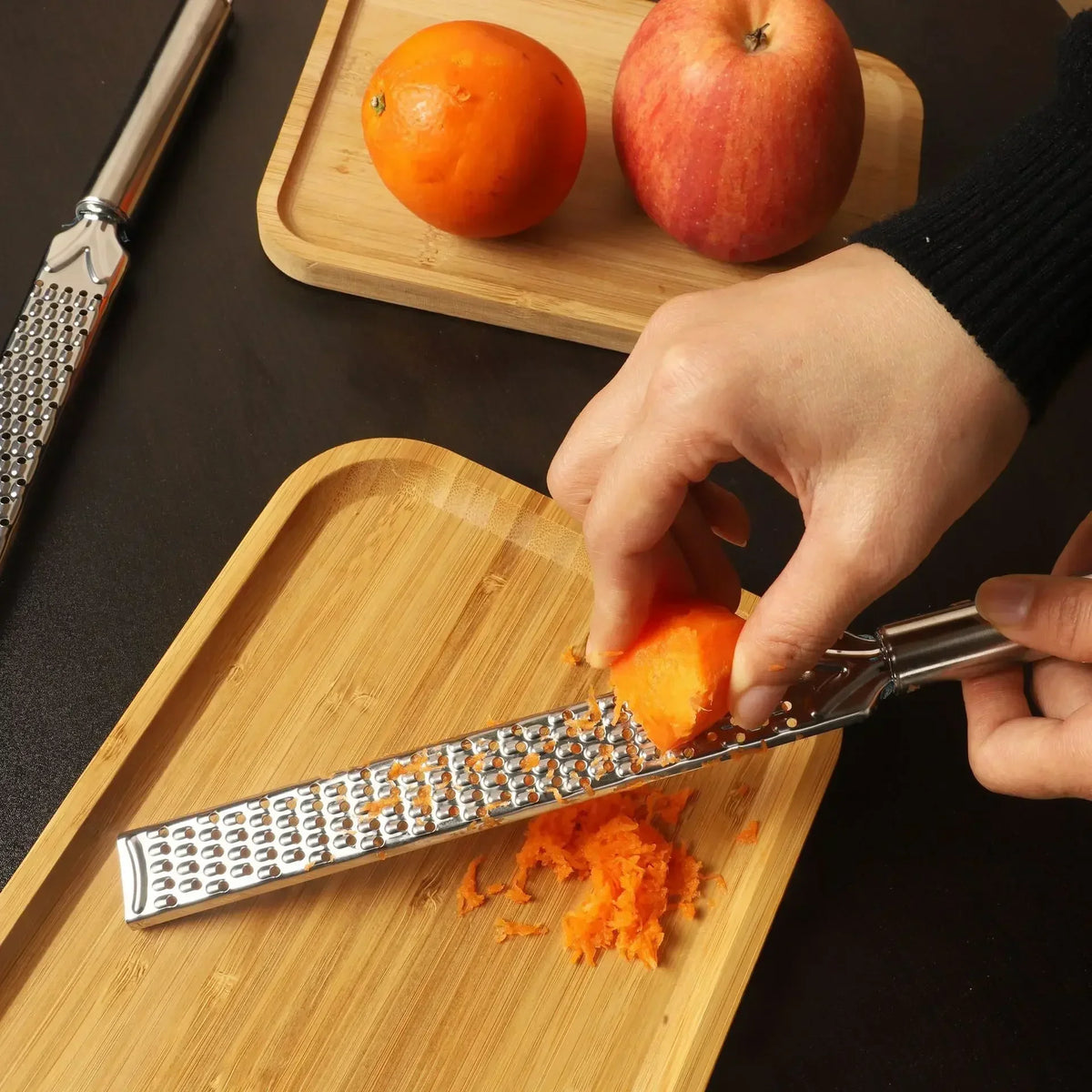 2026-Top Quality Stainless Steel Grater Multifunctional for Cheese, Garlic, Ginger, Lemon, Vegetable & Fruit Kitchen Tool
