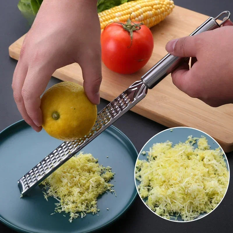 2026-Top Quality Stainless Steel Grater Multifunctional for Cheese, Garlic, Ginger, Lemon, Vegetable & Fruit Kitchen Tool
